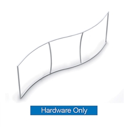 10ft x 36in Wave Skybox Hanging Banner | Hardware Only