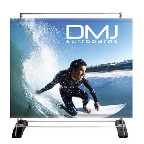 8ft x8in Outdoor Banner Wall Portable Billboard Bannerstand Double Sided Graphic Package is  indoor outdoor billboard that can be used for single and double sided presentation. Graphic area of 8ft wide x 8ft high (weather and wind conditions permitting).