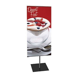 12in x 24in Classic Banner Stand Small Single-Sided Graphic Package. We offers a full line of trade show displays, pop up booths, banner stands, table top displays, banner stands, hanging banners, signs, molded shipping cases, counters and podiums.