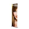 24in x 63in SilverStep Tabletop Black Fabric Graphic Package and full line of trade show displays, pop up booths, banner stands, table top displays, banner stands. Retractable Tabletop Banner Stand is addition to get the most out of your table space