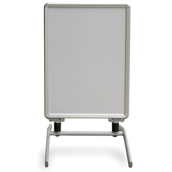 Spring Snap Frame Display Stand 24in x 34in  Hardware Only Easy open aluminum snap frame with stable feet. There are various types of snap frames for sale here, including wall mount, floor stands, outdoor rated, even desktop picture holders.