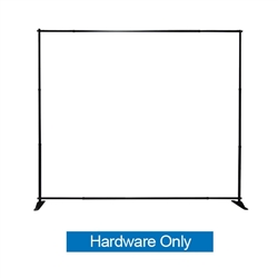 Mini Slider Fabric Backwall Banner Stand Display Hardware has both stability and looks. Its adjustable in both width and height to allow multiple graphic sizes. Telescopic Banner Stands Mini Slider are a quick and effective way to get your message across
