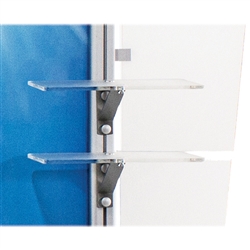 Tahoe Twistlock Exhibit - Small Acrylic Shelf. Tahoe Trade Show Displays are a terrific solution for your trade show exhibit needs. Tahoe Hybrid Displays are modular and can be added to from event to event. Accessories Parts for Tahoe Exhibit