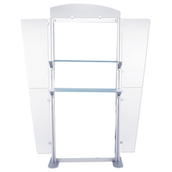 6ft Tahoe Twistlock Rack Backwall Display Hardware . Twistlock Tahoe is a modular backwall display booth that is fully customizable. Twistlock Tahoe Modular Display Portable System is available in a number of configurations- perfect back wall display