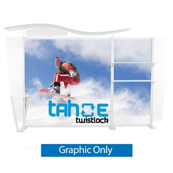 13ft Tahoe Twistlock Y Modular Backwall Display Graphic Only. Twistlock Tahoe is a modular backwall display booth is fully customizable. Twistlock Tahoe Modular Display Portable System is available in number of configurations- perfect backwall display