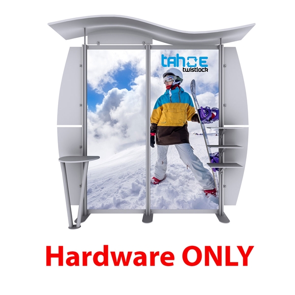 10ft Tahoe Twistlock W Modular Backwall Display Hardware Only. Twistlock Tahoe is a modular backwall display booth is fully customizable. Twistlock Tahoe Modular Display Portable System is available in number of configurations- perfect backwall display