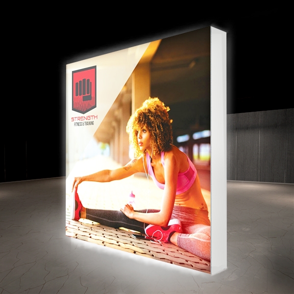 10ft X 10ft Lumiere Light Wall Backlit Display | Double-Sided Kit
