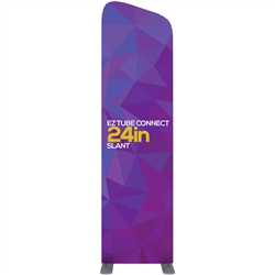 24in EZ Tube Connect Slanted Top Single-Sided Display (Graphic & Hardware)