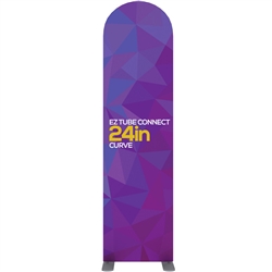 24in EZ Tube Connect Curved Top Single-Sided Display (Graphic & Hardware)