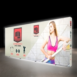 20ft x 10ft Lumiere Light Wall Backlit Display | Single-Sided Kit