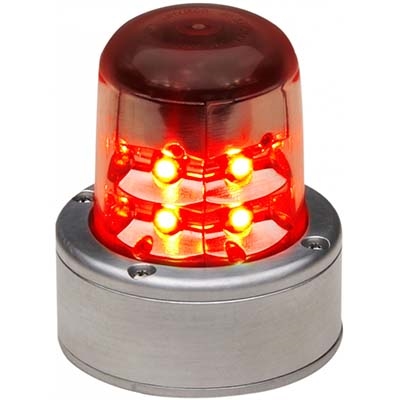 Whelen 01-0771055-00 Model 7105500 Red LED 14V Beacon