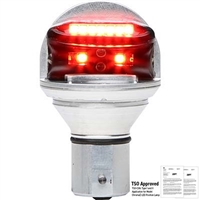 Whelen Chroma Series 01-0771900R14 Model CHROMA1R Red LED 14V Plug & Play Position Lights