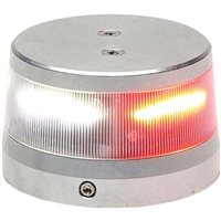 Whelen 01-0772010-70 Model OR36S1N Red/White Split LED 14V Beacon (2.6" Base)