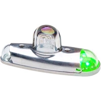 Whelen 01-0790340-03 Model 9034003 Green LED 28V RFI Shielded Strobe Anti-Collision Position Light