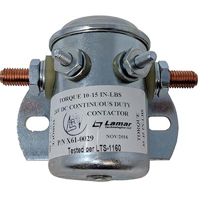 Lamar X61-0029 Contactor / Solenoid Continuous 28V