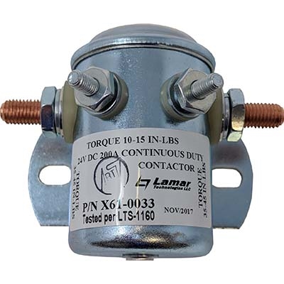 Lamar X61-0033 Contactor / Solenoid Continuous 28V