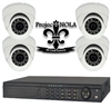 Loaner ProjectNOLA Crime Camera package including FOUR 1080p HD Day/Night weatherproof crime cameras and a Pro-Grade DVR that may be viewed via the Internet and be received by the ProjectNOLA Real-Time Crime Information Center at UNO