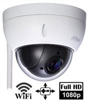 Advanced 4x Optical Pan-Tilt-Zoom WiFi HD Low-Profile Loaner Crime Camera featuring Sony Day/Night  Exmor sensor, automated guard tours & scanning, eAlerts on motion detection, and simple WiFi setup. Get, install, & start viewing in just minutes!