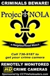 Please click here to have your existing crime camera transferred to a new ProjectNOLA cloud server for only $96/year. Thanks for allowing us the continued opportunity to help make your neighborhood a safer place to live, work and visit!