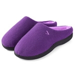 Women's Memory Foam Two Tone Clog Slip on House Slippers Indoor Outdoor Shoes