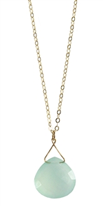 Large Twinkling Teardrop Necklace in Gold Filled + More Colors