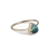 14k gold filled stacking ring with opal gemstone.