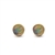 14K Yellow Gold Small Post Earrings with Australian Crystal Opal