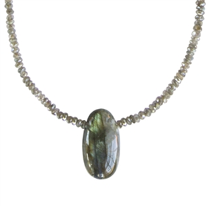 Limited Edition Labradorite Drop Necklace