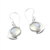 Moon Earrings in Rainbow Moonstone + More Colors