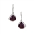 Radiance Teardrop Earrings in garnet