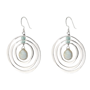 Faceted Circles Earrings + MORE COLORS