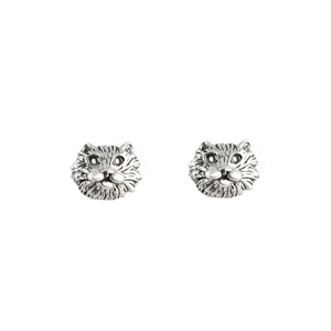 Tiny Cat Faces Post Earrings