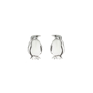 Penguin Post Earrings