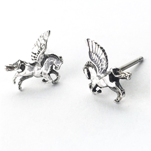 Tiny Pegasus Stud Earrings