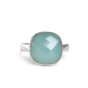 Top Faceted Cushion Ring + More Colors