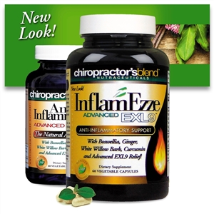 Natural InflamEzze Anti-Inflammatory Advanced EXL9!</br> A Natural Alternative!