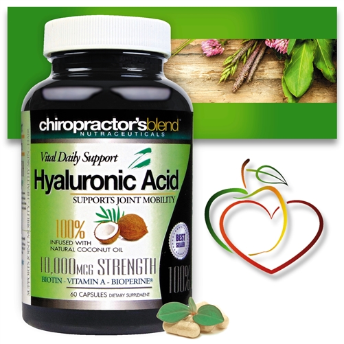 <strong>New!! Hyaluronic Acid with Vitamin A!<strong><i><br>with Pure Coconut Oil </strong><br>