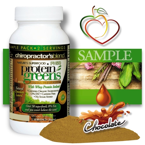 <strong>"The Original" PH50 Protein Greens Advanced</strong><br><i>Natural Chocolate Flavor </i><br>FREE SAMPLE SIZE