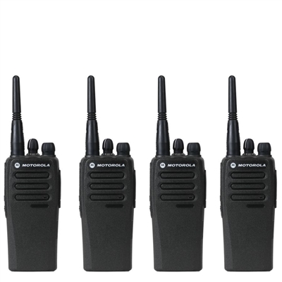 Motorola CP200d Two Way Radio 4 Pack