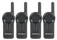 Motorola DLR1020 4 Pack Two Way Radio Bundle