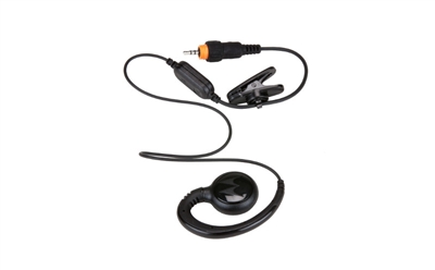 Motorola HKLN4437A CLP Short Cord Swivel Earpiece with Inline PTT