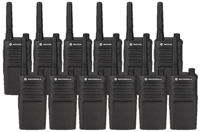 Motorola RMU2040 12 Pack UHF Two Way Radio Bundle