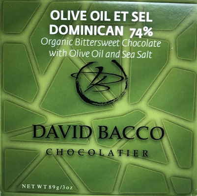 74% OLIVE OIL ET SEL - D.R - ORGANIC BITTERSWEET CHOCOLATE