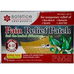 Pain Relief Patch for minor aches and pains