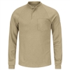 Bulwark - Flame-Resistant Long Sleeve Henley Shirt. SML2