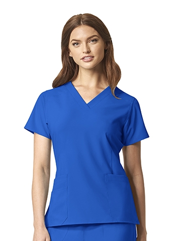 WonderWink - Ladies Royal WW INDY 4.0 V-Neck Scrub Top. 1603