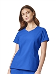 WonderWink - Ladies Royal WW INDY 4.0 Notch Neck Scrub Top. 1609