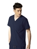 WonderWink - Unisex Navy WW INDY 4.0 V-Neck Scrub Top. 1614