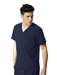 WonderWink - Unisex Navy WW INDY 4.0 V-Neck Scrub Top. 1614