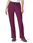 WonderWink - Ladies Wine WW INDY 4.0 Utility Cargo Scrub Pant. 1688